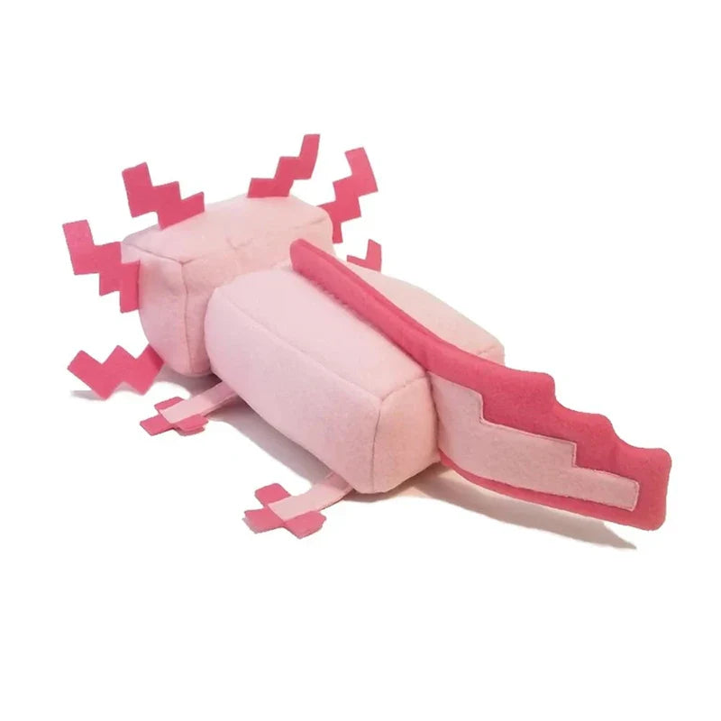 Ajolote Azul, Rosa o Amarillo – Peluche Minecraft