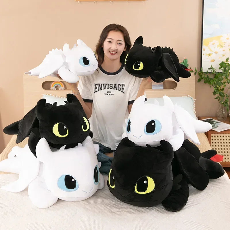 Chimuelo y Furia Luminosa – Peluches de Cómo Entrenar a Tu Dragón (Pack de 2)