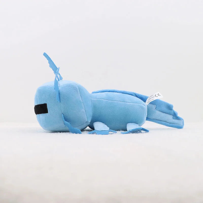 Ajolote Azul, Rosa o Amarillo – Peluche Minecraft