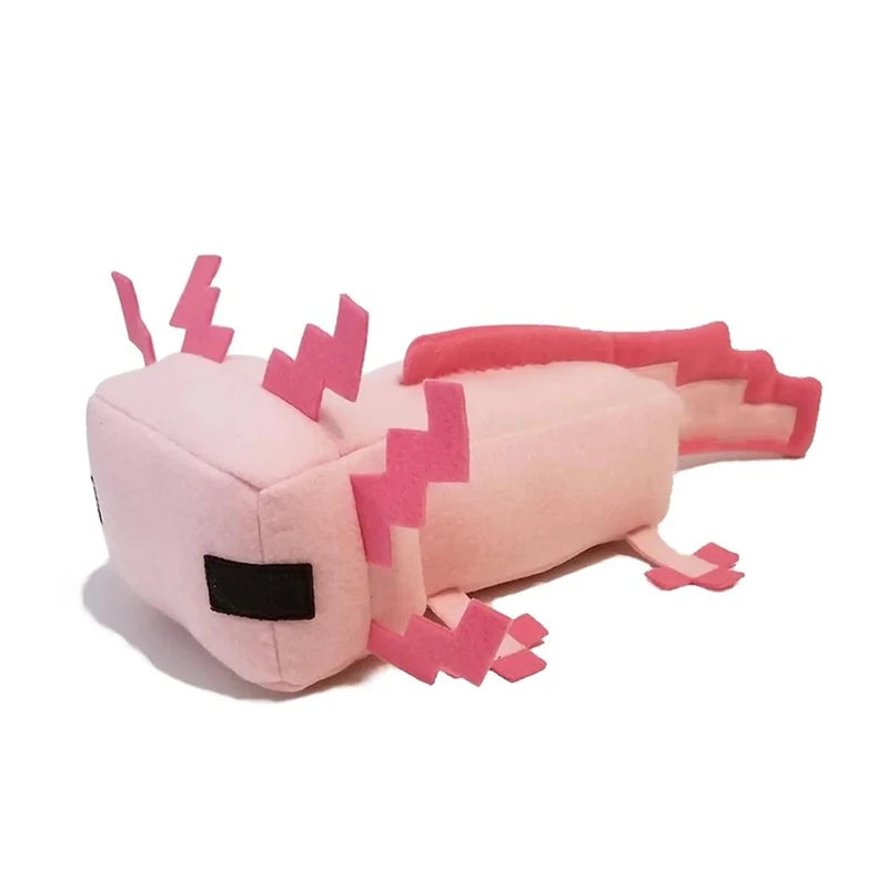 Ajolote Azul, Rosa o Amarillo – Peluche Minecraft